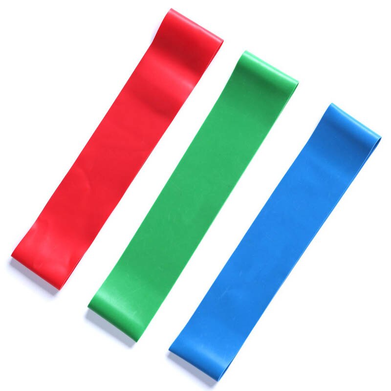 Pilates Gym Resistance Bands Strength Training Nature Rubber Loop Sports Fitness Workout Elastic Athletic Yoga Expander: Blue