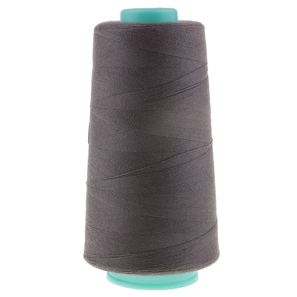 Hilo de coser de poliéster de 1500 yardas para Jeans, bolsa DIY para zapatos, artesanía de cuero 20S/2: Deep Grey