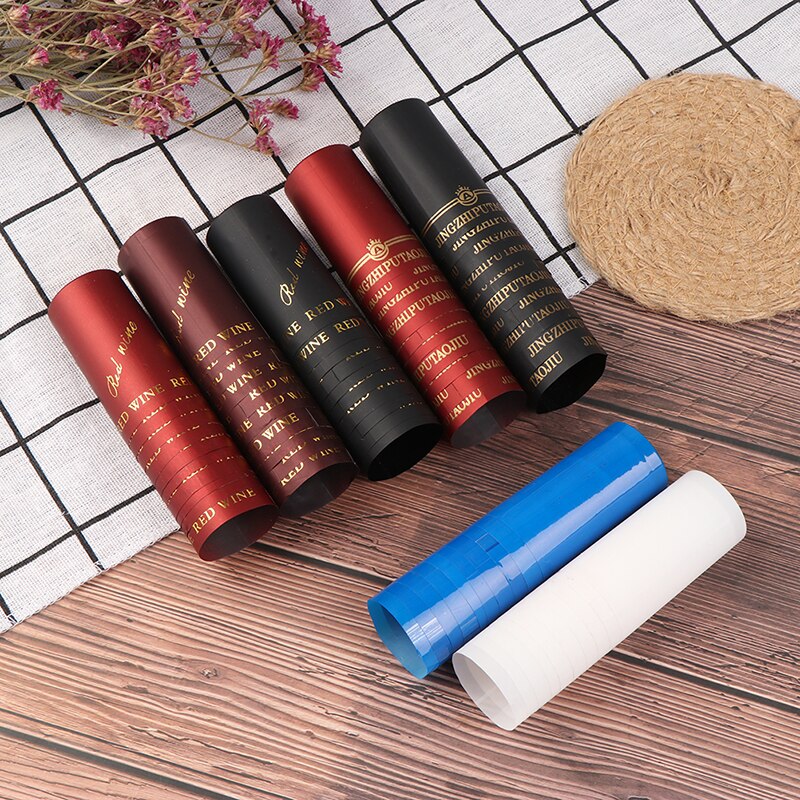 Tapón termorretráctil de PVC, accesorios para Bar, suministros para , elaboración casera, tapa de sellado para botella de vino, 10 unids/lote