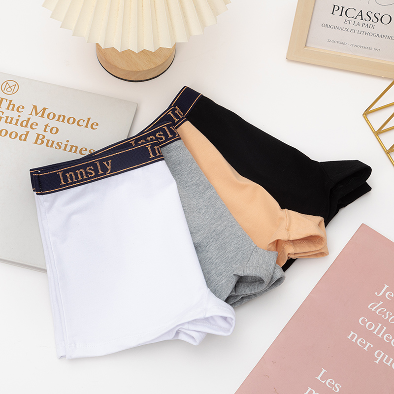 3 stks/set Vrouwen Boyshort Boxer Katoen Witte Onderbroek Elastische Big Size Slipje Vrouwelijk Ondergoed Beschermende Shorts Onder De Rok