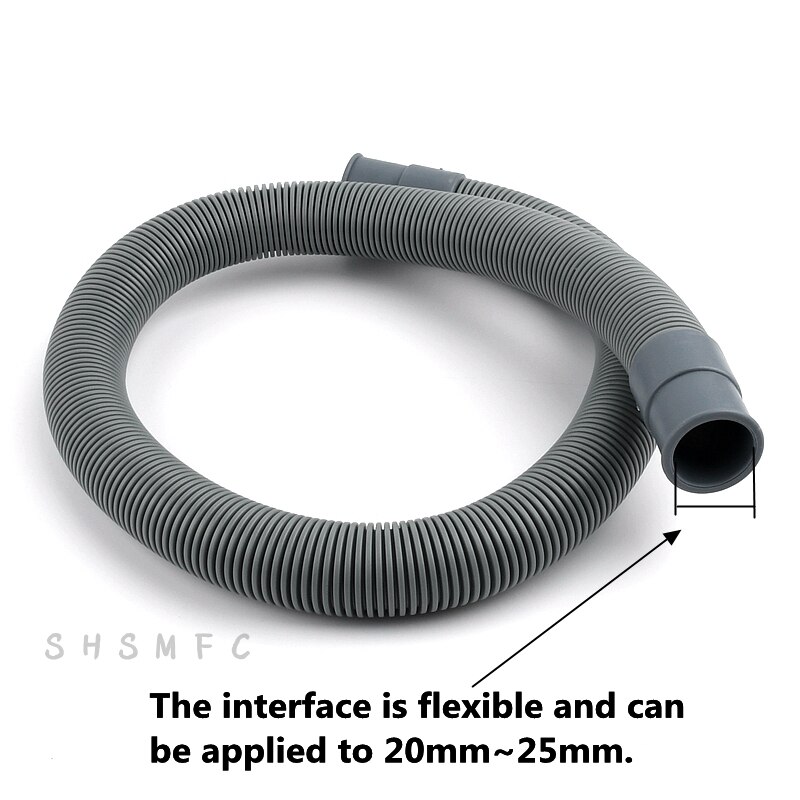 sourcingmap 2m 6,56ft 16mm x 17mm Plastique Blanc Tuyau Vidange Tuyau pour Climatiseur