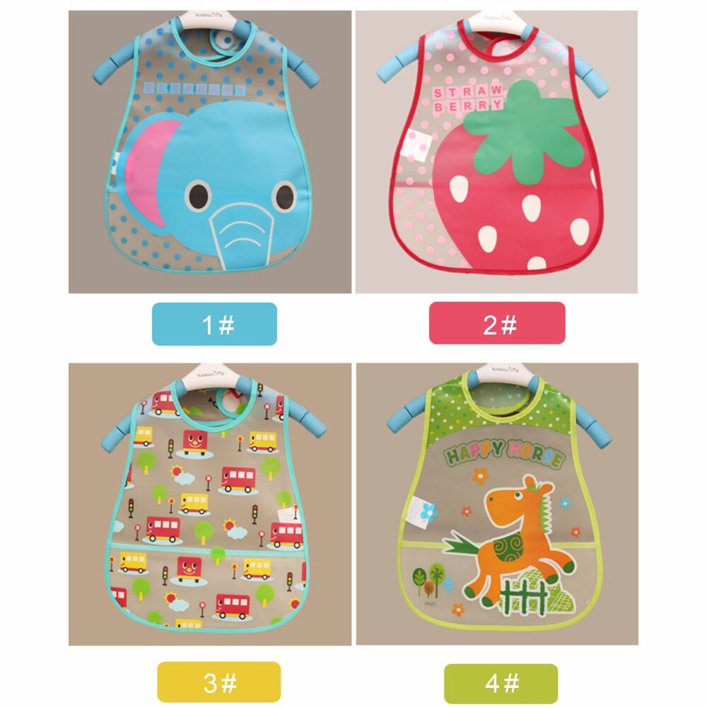 Baberos de bebé UNIKIDS impermeable elefante de dibujos animados niños Baberos ropa de ropa de toalla ropa de niños Accessori