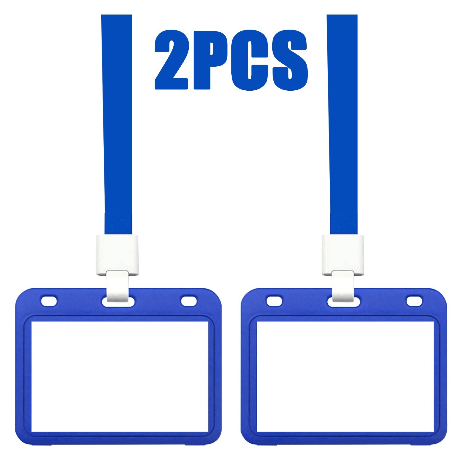 1/2/5PC Clear Vaccination Card Protector Vaccine Card 4x3 Protective Waterproof PVC Health Card Case for CDC Immunization Badge: Blue 2pc