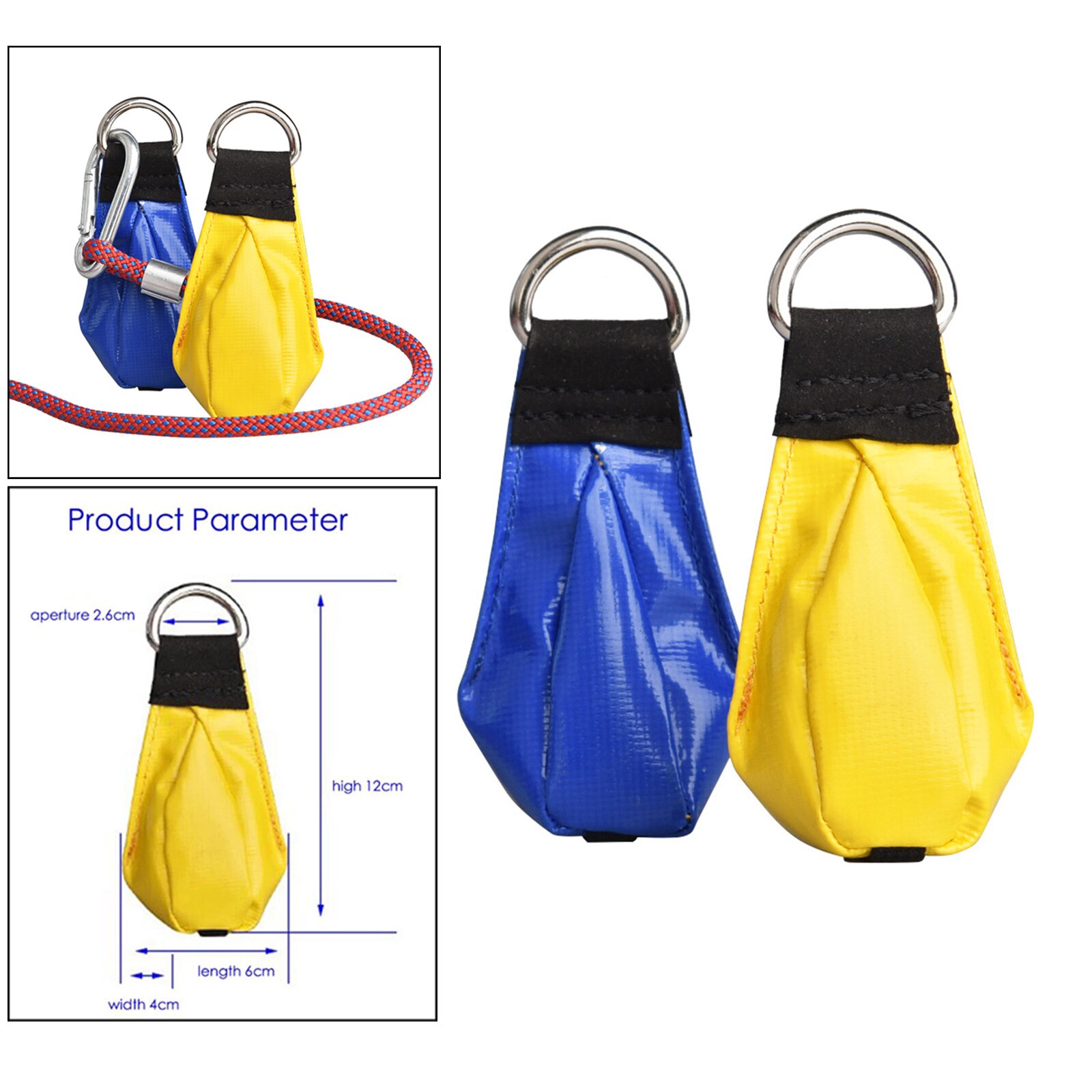 210G Rock Climbing Throw Bag Arborist Tree Rigging Rope Work Weight Bag Tree Climbing Working Mountaineering Gear