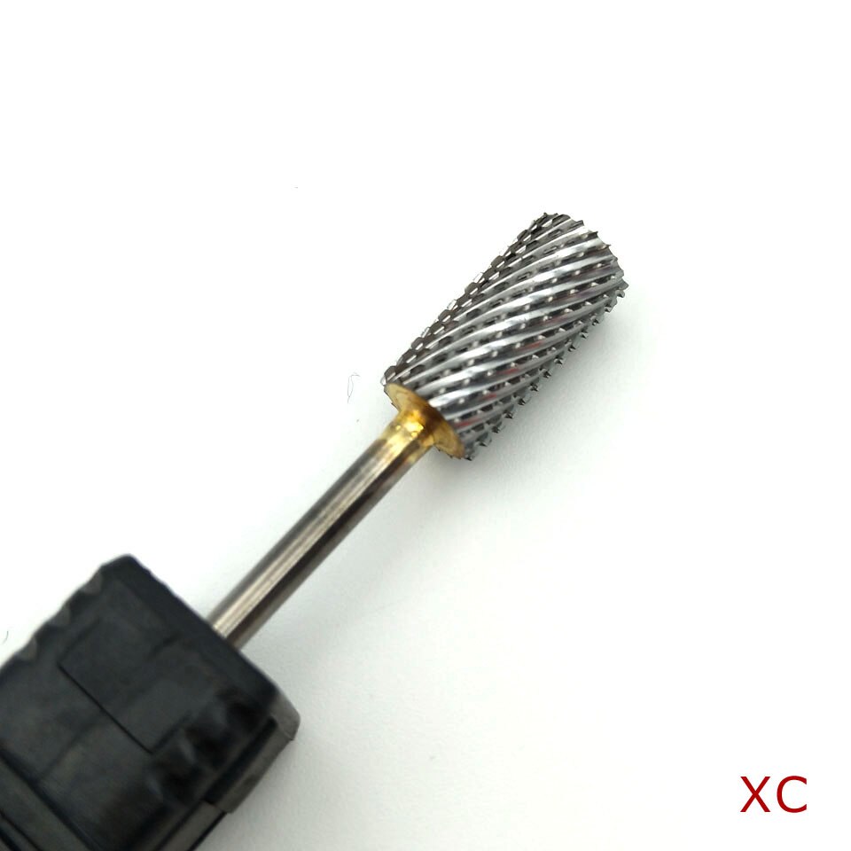 Hytoos 7 Size Vat Tungsten Carbide Nail Drill Bit 3/32 &quot;Rotary Frees Manicure Bits Boor Accessoires Nail Gereedschap: XC