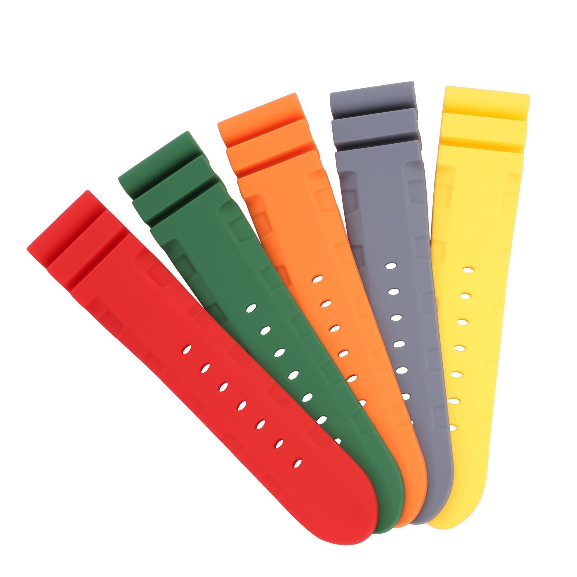 Cinturino per orologio in silicone da 22mm 24mm 26mm cinturino in gomma morbida per accessori universali per braccialetti per orologi impermeabili con strumento