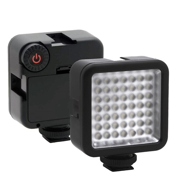 Lumière vidéo LED lumineuse 49 Led caméra éclairage panneau lumineux de caméra Portable à intensité variable pour Canon,Nikon,Sony et autres caméras DLSR: Default Title