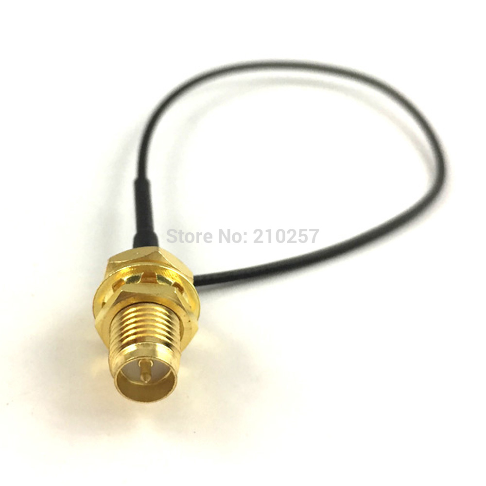 1 stks Mini Pci iPx Antenne Kabel Ipex U. fl naar rp-Sma Vrouwelijke Connector Coaxiale Cord RF 1.13 15 cm