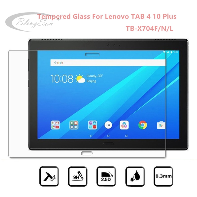 9H Premium Verre Trempé Pour Lenovo TAB 4 10 Plus TB-X704 Tablette Écran Protecteur Pour TAB4 10 Plus TB-X704F TB-X704L Film Verre