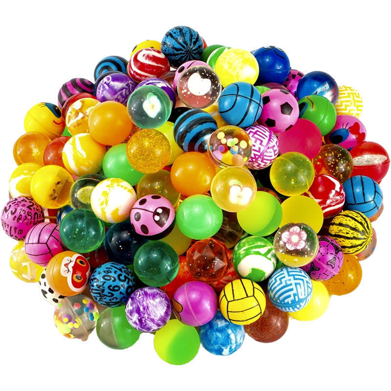 Bouncing ball rubber children's elastic balls toy bouncy balls float ball indoor outdoor fun entertainment games for children tmz