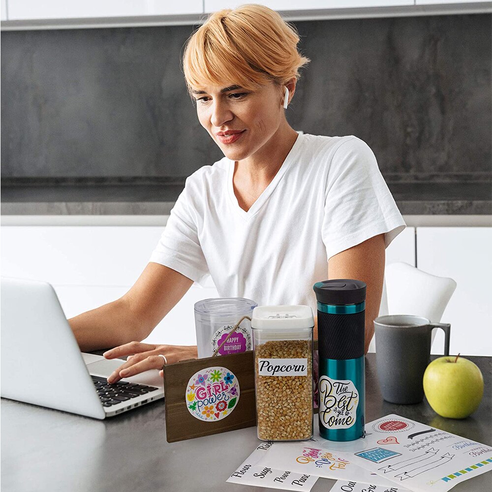 10/20/40 Sheets Matte Glossy Printable Vinyl Sticker Paper Waterproof Self-adhesive Printing Paper DIY Label for Inkjet Printer