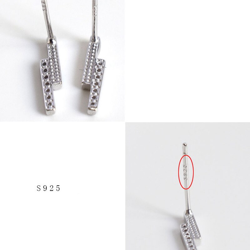 La Monada Geometrische Strip Stud Oorbellen Voor Vrouwen Zilver 925 Koreaanse Fijne Vrouwen Oorbellen Sieraden Stud Oorbellen 925 Zilver