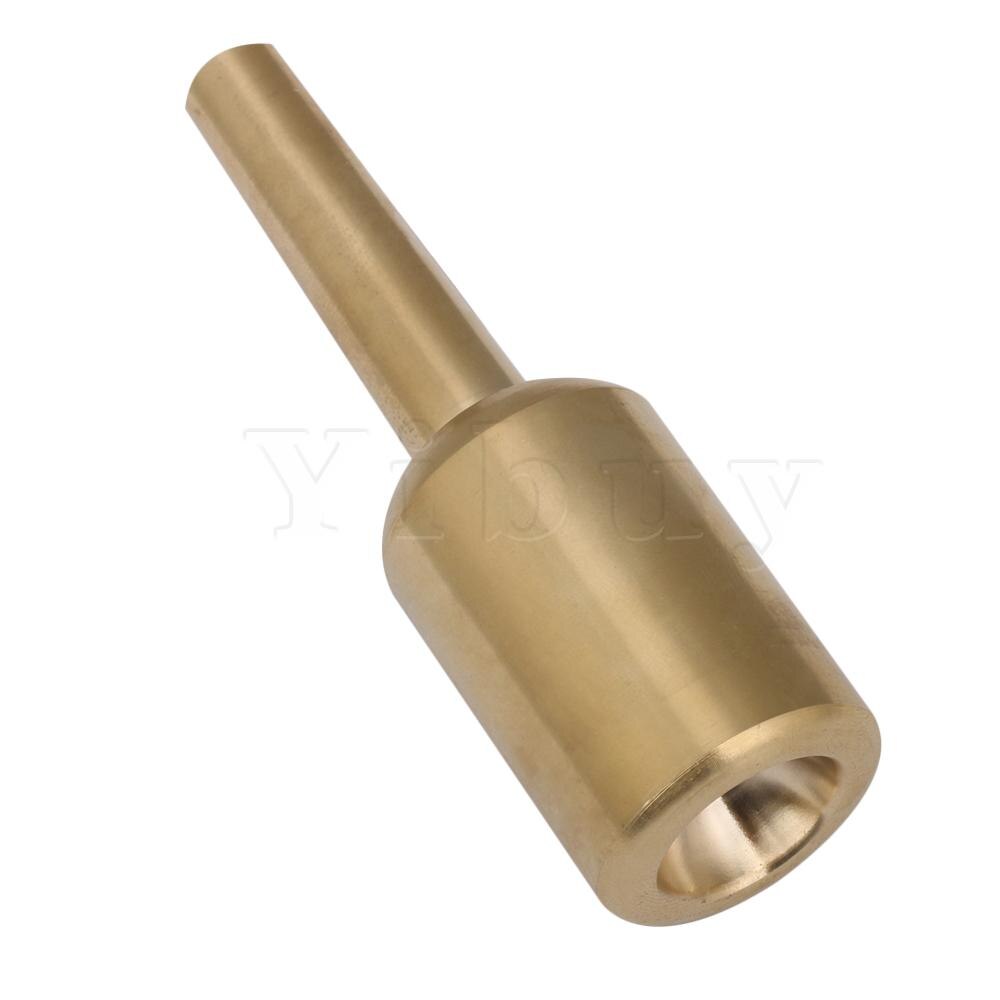 Yibuy 1.5c messing trompet dele begynder trompet praksis mundstykke 27 x 88mm