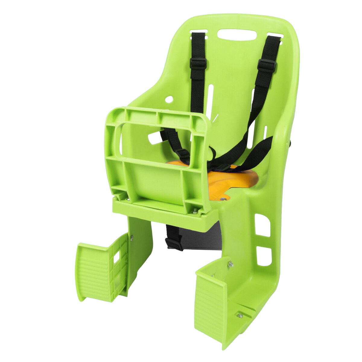 1pc snelspanner kinderzitje fietsstoeltje fiets achterzitje verstelbaar veiligheidszitje voor fiets mtb racefiets (groen)