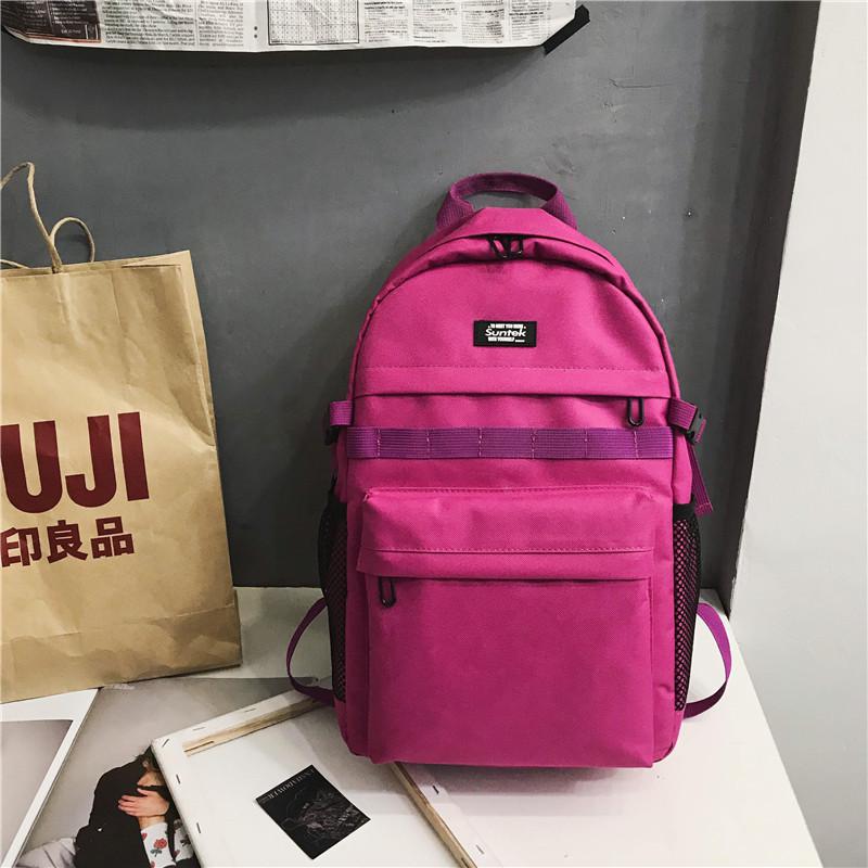 Stor kapacitet oxford rygsæk kvinder rejse rygsæk skoletaske til teenagepiger anti-tyveri mochilas kvinde taske rygsæk: Lilla