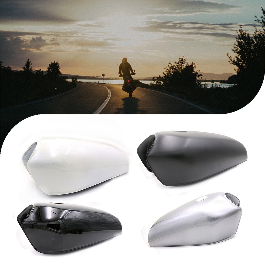 Réservoir de carburant de moto universel rétro Durable pratique et pratique en métal CG125 réservoir de carburant de moto