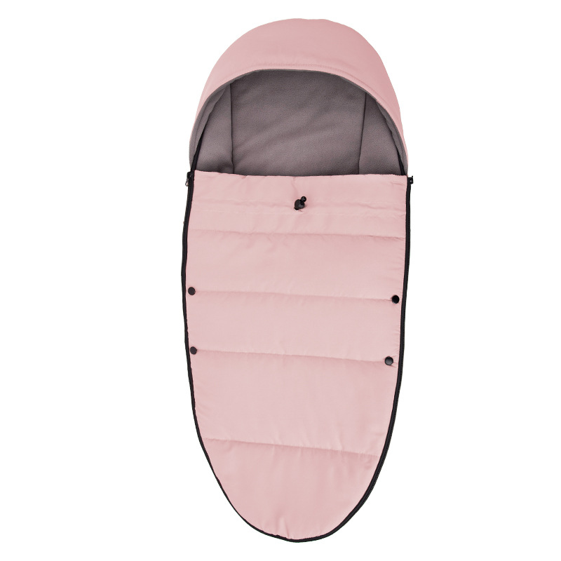 Universele Voet Mof Gezellig Tenen Schort Liner Buggy Kinderwagen Wandelwagen Paraplu Cover Winddicht Warme Gewatteerde Katoenen Pad Voor Yoyo yoya: normal light pink