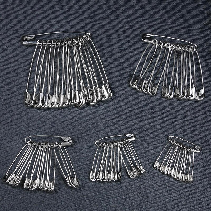 50Pcs/Set Safety Pins Gold Metal Needles Small Brooch Mulit Size Pins For DIY Handmake Sewing Apparel Tools Accessories