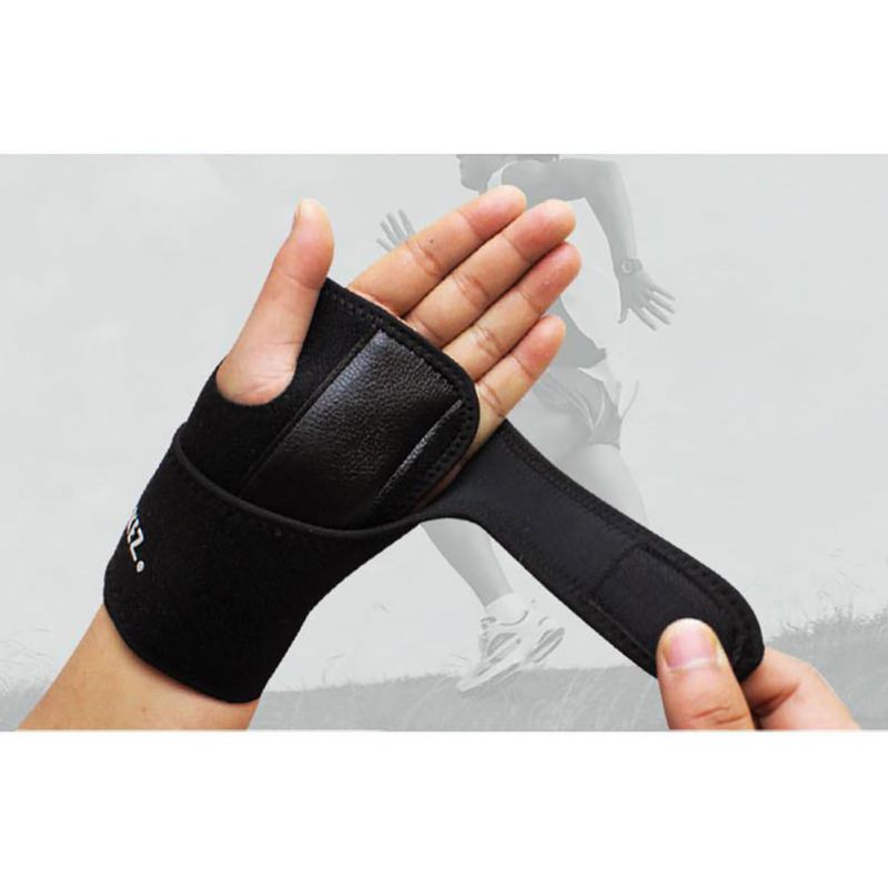 Detachable Steel Splint Wrist Sprain Support Sports Brace Protector With Steel Plate