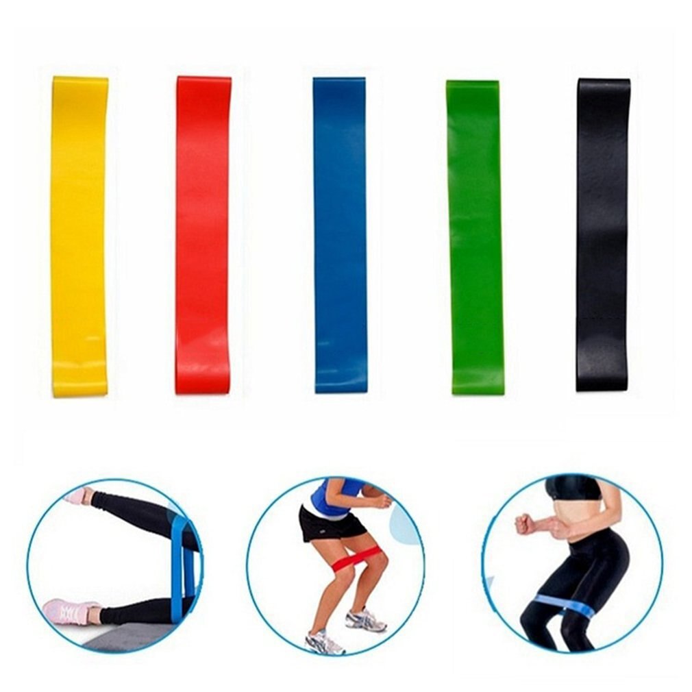 No Printed Latex Pull Ring Resistance Band Pull Ring Fitness Exercise Suit Yoga Belt Pull Band Stretch Resistance Ring