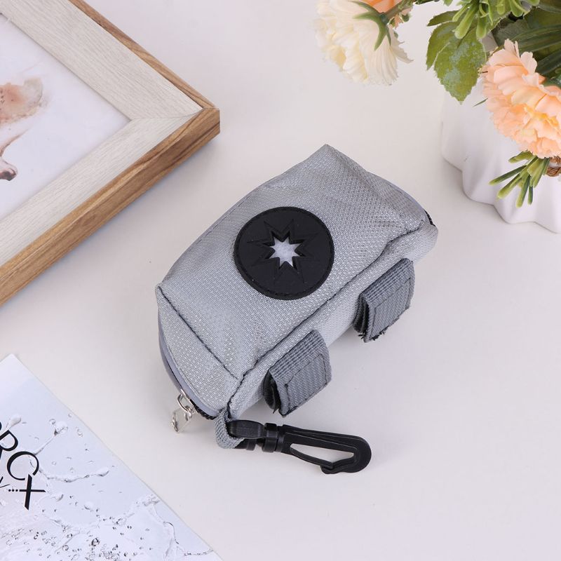Pet Waste Dog Poo Puppy Pick-Up Bags Pet Poop Bag Holder Hook Pouch Portable