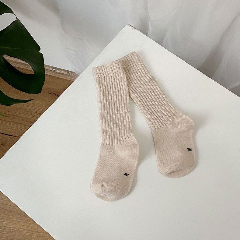 frühling Rippen Baby Socken Neue betroffen Weichen Neugeborenen Kleinkind Kleinkind freundlicher Mädchen Jungen nicht Unterhose Socken 1-3 jahr: SD015Socken8