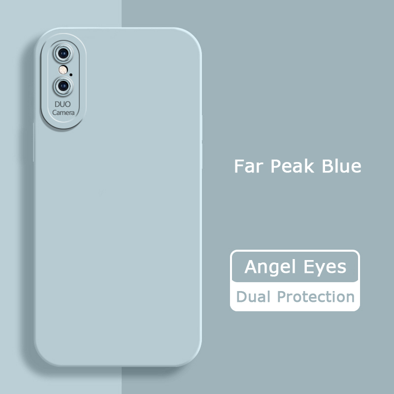 Angel eyes flydende silikone cover til iphone x xr xs max blødt, kameravenligt, stødsikkert telefoncover, iphone xr xs max taske: Lærred / Grøn