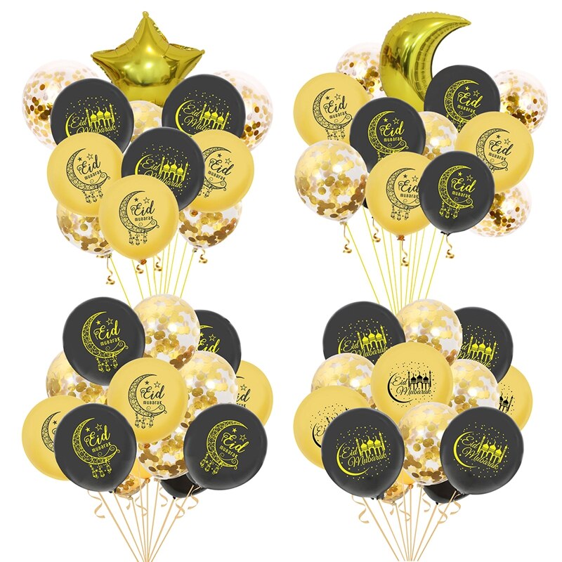 Fengrise Eid Mubarak Ballon Kareem Glücklich Ramadan Dekoration Muslim Islamischen Muslimischen Festival Ballon Ramadan Ballon Hilfe Mubarek