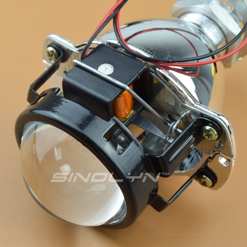 Sinolyn Linsen in Scheinwerfer 1,8 2,0 Bi-Xenon-Objektiv versteckt Projektor Für H4 H7 Auto Lichter Zubehör Nachrügestochen Motorrad DIY Stil