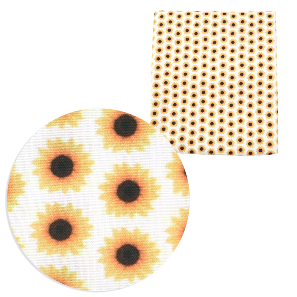 50*145cm Sunflower Summer Polyester Cotton Fabric for Tissue Kids Home Textile Sewing Doll Clothes Wedding Dress,1Yc18475: 1099655