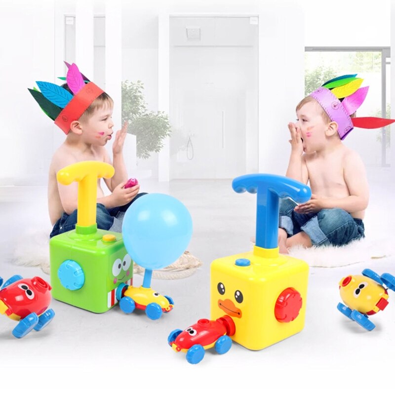 Coche de juguete de globo propulsado de inercia para niños, juguete para , 40JC