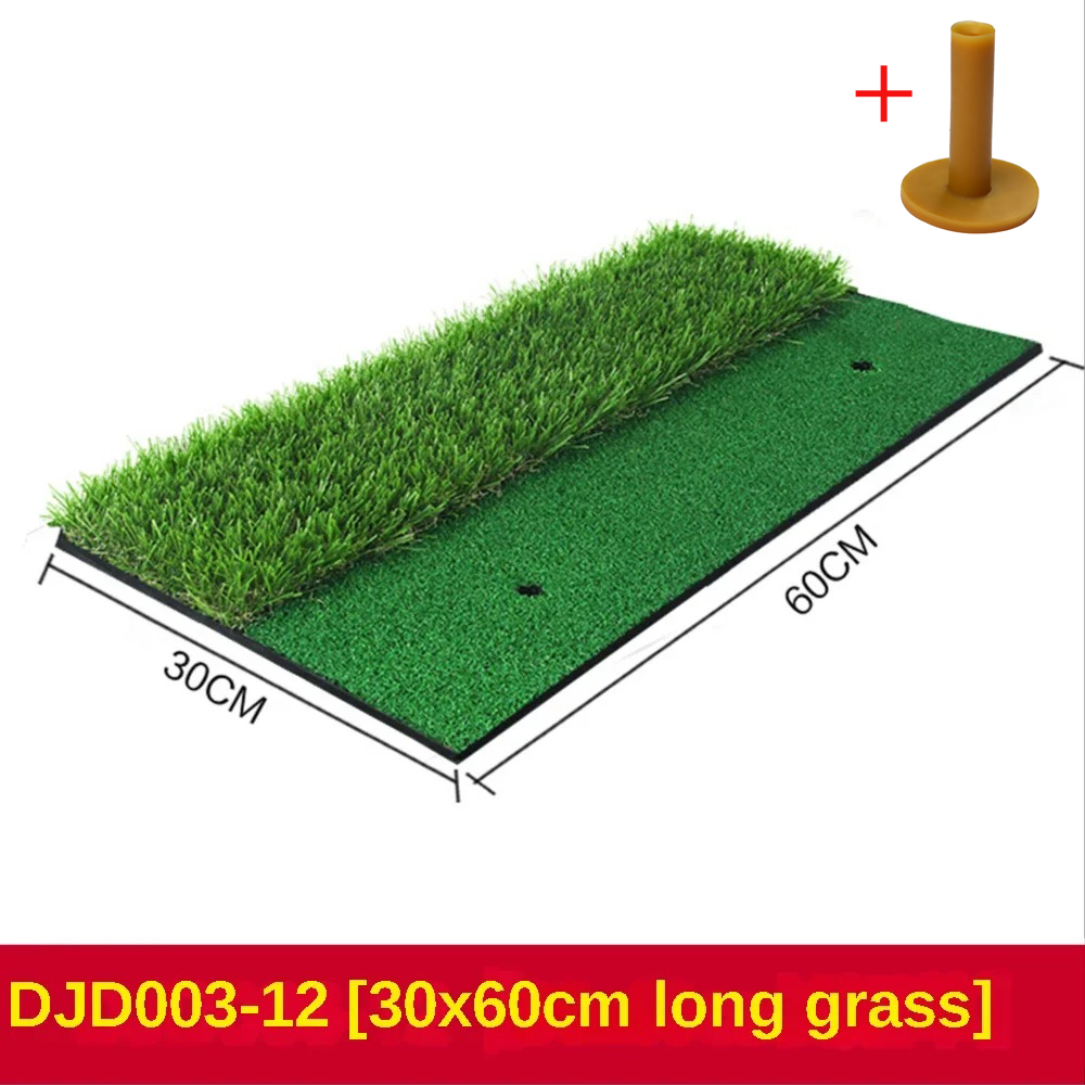PGM tapis de frappe de Golf intérieur extérieur Mini pratique Durable PP coussin d'herbe exercice d'arrière-cour aides à l'entraînement de Golf avec TEE DJD003: Bourgogne