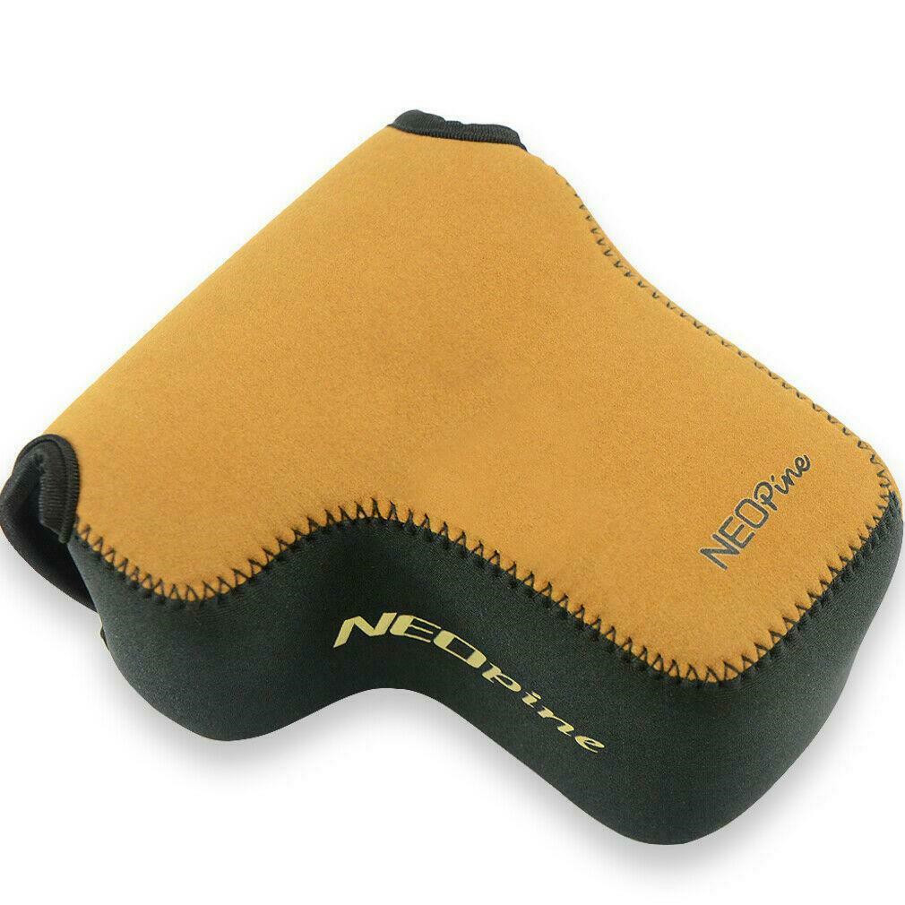 Protective Neoprene Soft Inner case camera bag for Olympus OM-D E-M10 E-M5 EM10 EM5 Mark III II with 14-150mm 12-40mm Lens: Brown