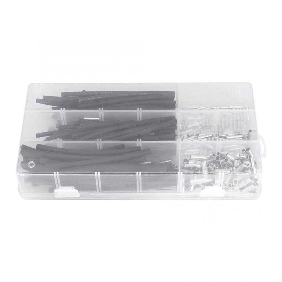 380 Uds de cobre no aislado de empalme conector de cable termorretráctil tubo, Kit de Terminal para barco Terminal de cable accesorios de Auto
