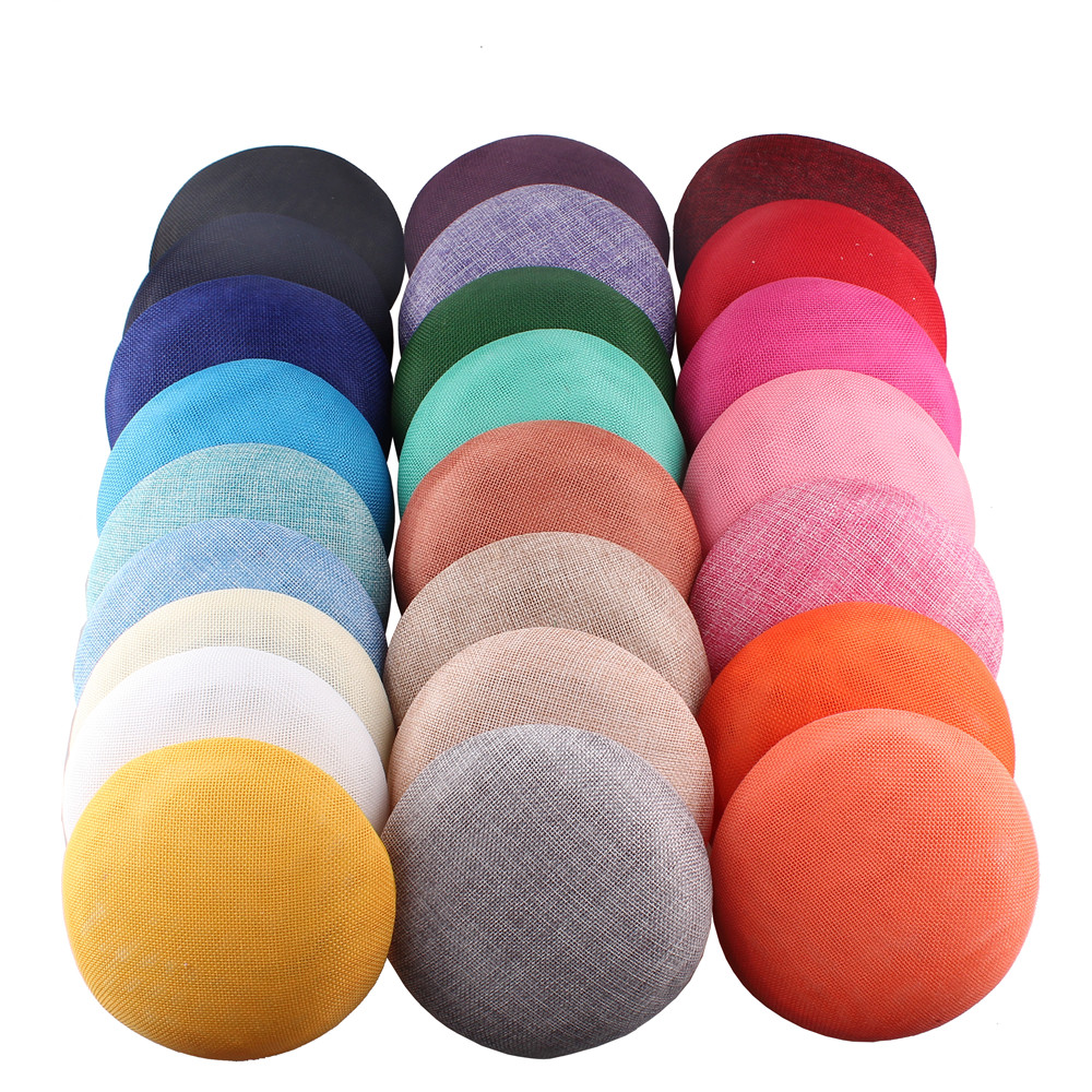 Fascinateurs Ronds Sinamay de 15cm pour Femme, Chapeau de ixde Mariage, Accessoire de Coiffure à Monter Soi-Même