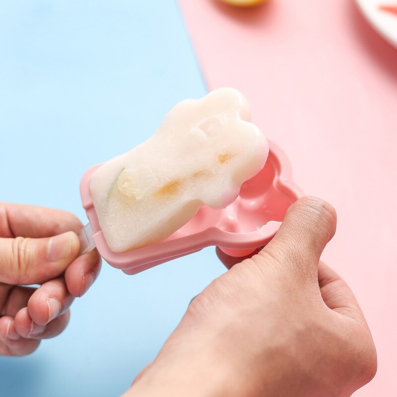 Cat's Claw Ice Cream Mold - Silicone Popsicle Maker - DIY Homemade Fruit Juice Ice Pop Mould