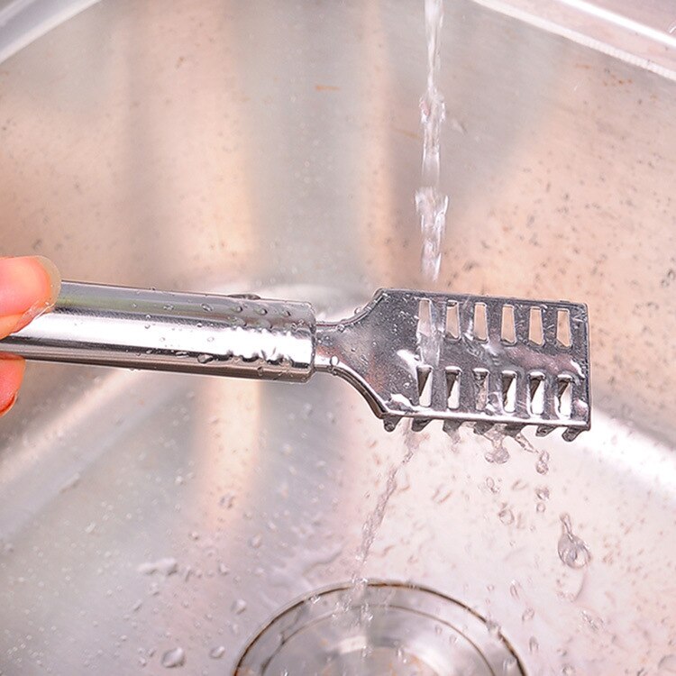 Stainless Steel Fish Scale Planer Multifunctional Fish Scraper Flat Brush Fish Scaler Kitchen Accessories Fish Convenient