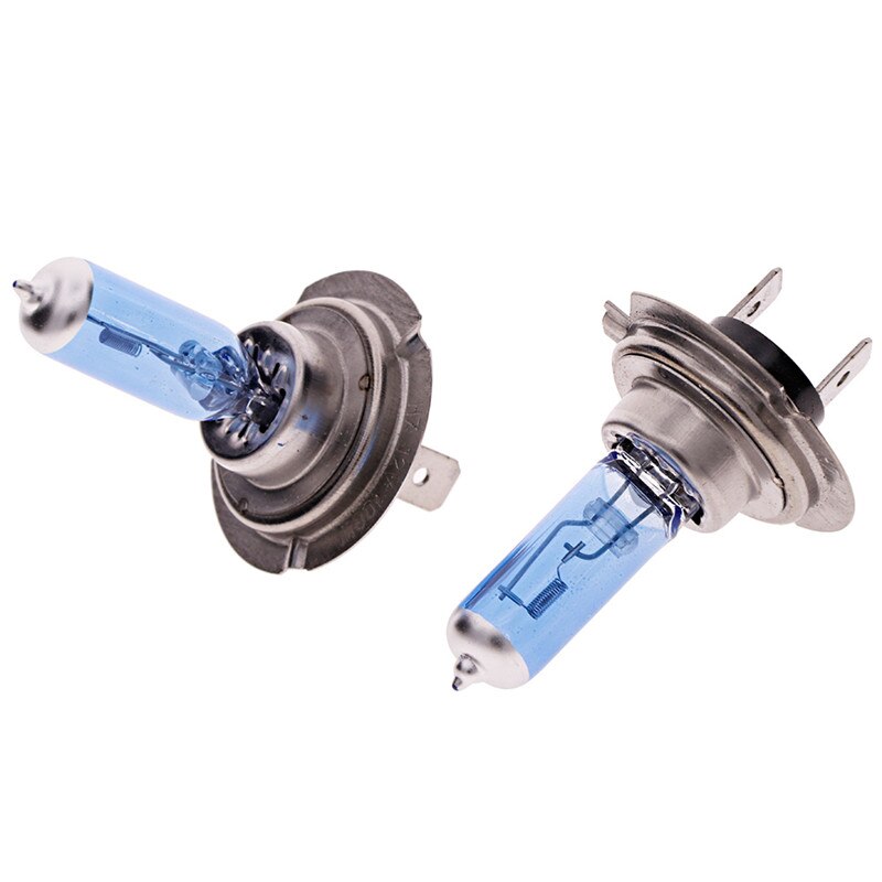 Ampoules H7 pour phare de voiture au xénon, blanc, haute luminosité, Ultra longue durée de vie, gaz, faible consommation, Canbus, H7, 6000K, 100W COB, 2 pièces