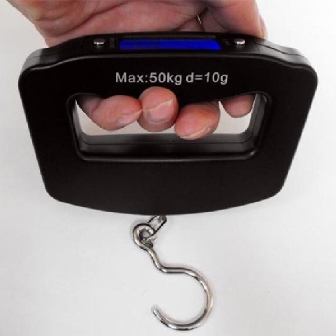 110LB 50Kg/10G Draagbare Bagage Schaal Voor Koffer Reistas Bagage Weegt Digitale Vissen Schaal Opknoping Haak