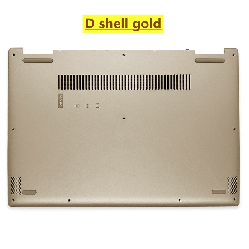 Coque pour ordinateur portable Lenovo YOGA 720 – 13 A, coque C, coque D, coque inférieure, coque pour Notebook: D shell gold