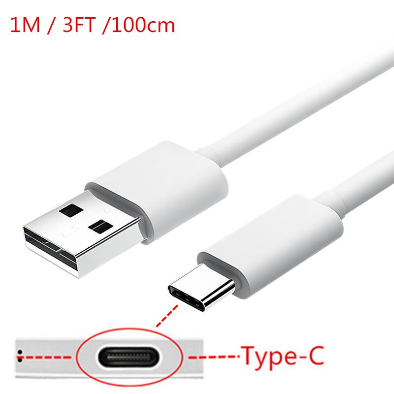 Oppo A52 A72 A9 2020 F17 Realme 3i 5 6 X2 Pro C3 caricabatterie per telefono 5V 2A adattatore e cavo Micro USB di tipo C per Huawei Y8p Honor 9s 20: 1M Type C Cable