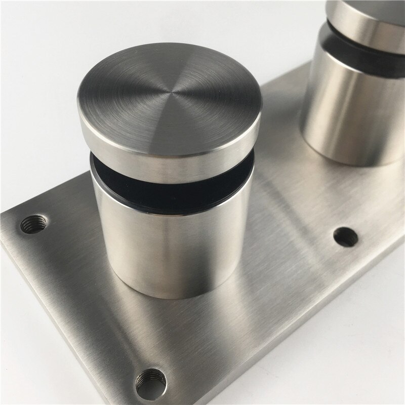 Y L Double stainless steel glass standoff brackets