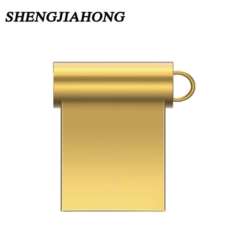 Super Mini Metalen Usb Flash Drive 4 Gb 8 Gb 16 Gb Pen Drive 32 Gb 64 Gb Usb 3.0 Flash Stick Pendrive Cle Usb 3.0: 64GB / golden