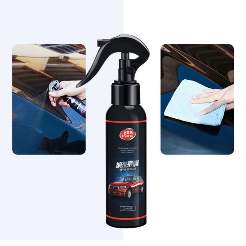 120ML Automotive Nano Coating Polishing Spraying Wax Painted Car Care Nano Hydrophobic Coating Agent