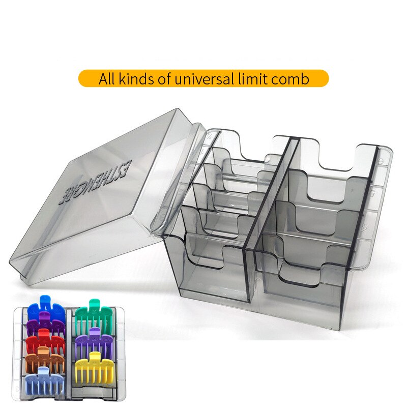 Hair Clipper Guards Guides 8 Color Coded Cutting Guides,for All Wahl Clippers(with Box)