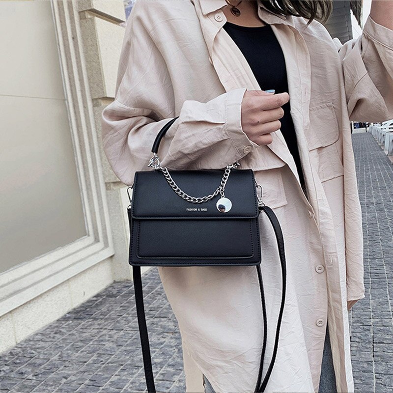 Klappe Handtaschen Totes weiblich Pu Leder Schulter Taschen Pro Frauen lässig Jahrgang Crossbody Bote Tasche Dame