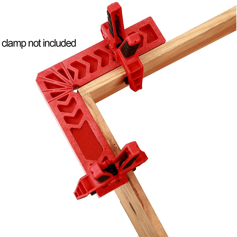 4 PCS 4 Inch 6 Inch 90 Degree Positioning Squares, Right Angle Clamps Woodworking Carpenter Corner Clamping Square Tool