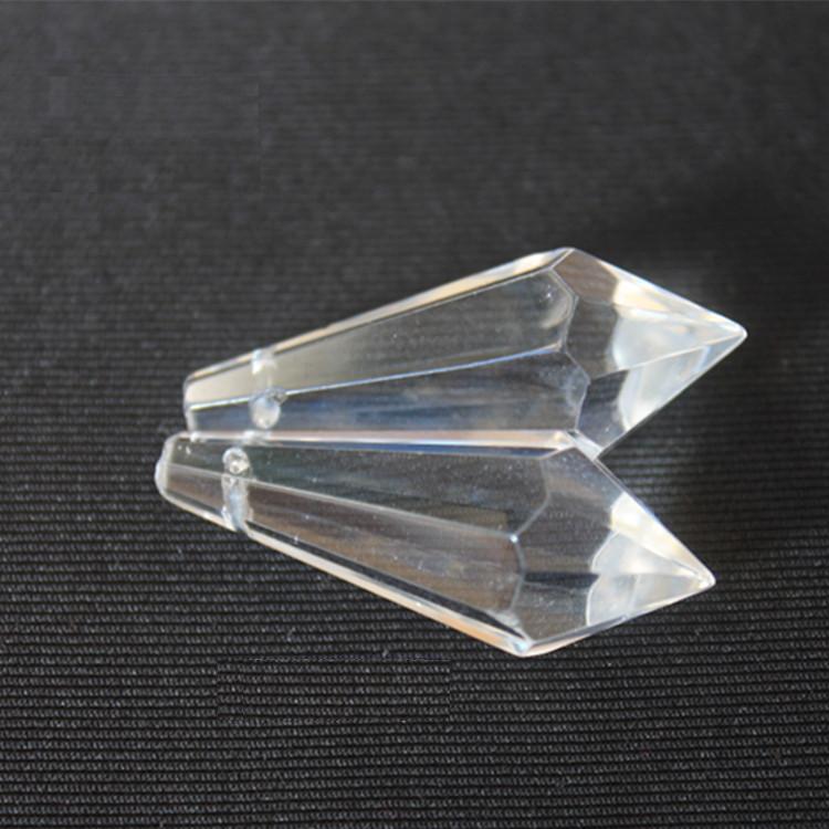 10 stk / mye klar lysekrone glasskrystaller lampe prismer deler hengende anheng høyde 38mm(1.5 ")