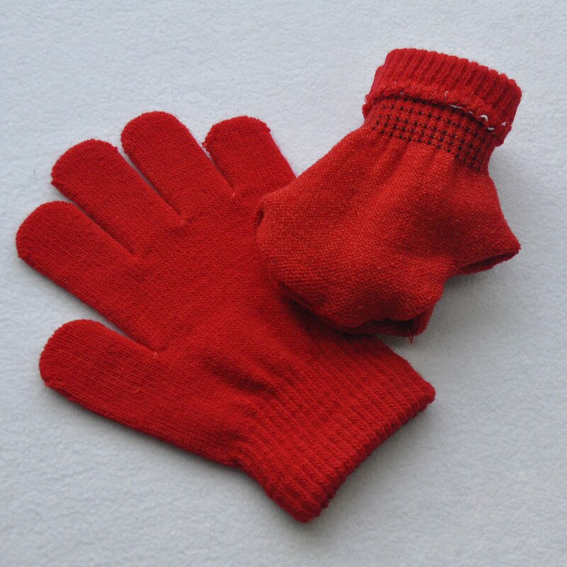 15 cm Neue Winter Warme Handschuhe Baby freundlicher Junge Mädchen Wärmer Fäustlinge Finger Handschuhe Verdicken Gestrickte Handschuhe Junge Mädchen Solide handschuhe XL669