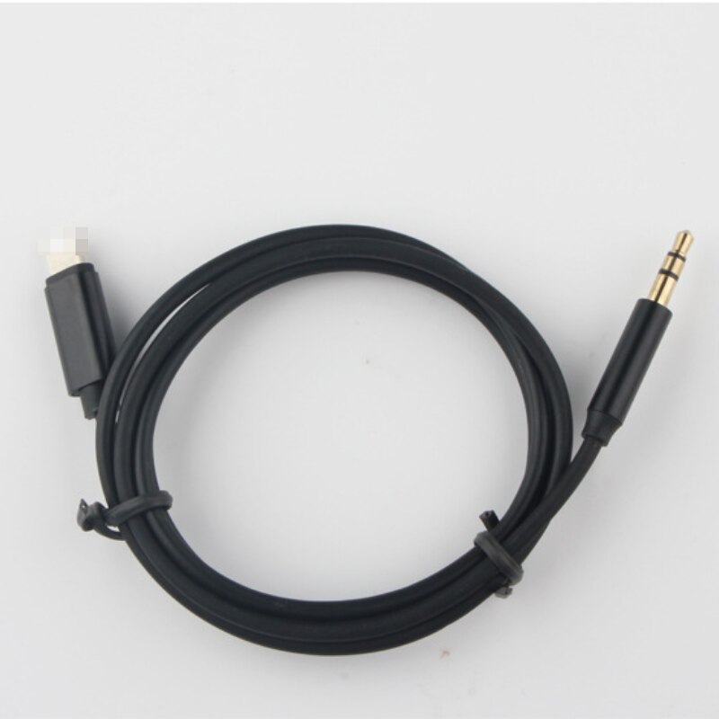 Car Audio Kabel Lightning Naar 3.5Mm Jack Aux Audio Hoofdtelefoon Kabel Auto Converter Voor 7 8plus11Pro Xs Max Auto aux Kabel: Black